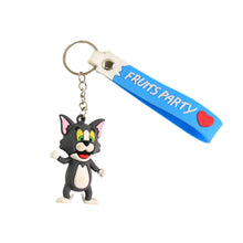 Cute Silicone 3D Key Chain with Metal Hook & Strap (Pack of 1) the24kgal