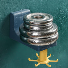 360 Degree Rotating Self Adhesive Plastic Wall Hook Hanger; Multifunctional Hanger with 6 Heavy Duty Claw Hooks the24kgal