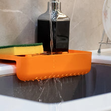 MULTI FUNCTIONAL DRAINER SHELF SINK STORAGE HOLDER Sink Colander Strainer Basket (1 Pc) the24kgal
