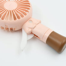 Portable Small Fan Handheld, Mini Student Handheld Dormitory Class Personal Fan Without Battery & USB Cable Operated Manual Hand Press Fan (1 Pc) the24kgal