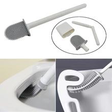 Portable Silicone Toilet Brush – Wall-Mounted, Anti-Drip Cleaner with Non-Slip Handle the24kgal