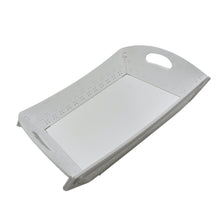 Foldable Plastic Serving Tray - Portable with Handle for Kitchen & Dining (1pc) the24kgal