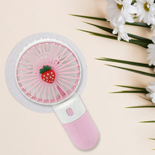 Portable Small Electric Fan Handheld, Rechargeable Mini Student Handheld Dormitory Class Personal Fan the24kgal