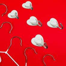 Multipurpose Strong Hook Self-Adhesive hooks for wall Heavy Plastic Hook, Sticky Hook Household For Home , Decorative Hooks, Bathroom & All Type Wall Use Hook , Suitable for Bathroom, Kitchen, Office (5 Pc Set) the24kgal