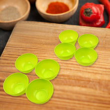 Multipurpose Small Round Plastic Bowl / Katori, Microwave Safe Reusable Lightweight Bowl, Dishwasher Safe Chutney Bowl (8 Pcs Set) the24kgal