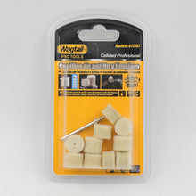 Rotary Tool Accessory Wool Felt Polishing Pad Felt (11 Pcs Set) the24kgal