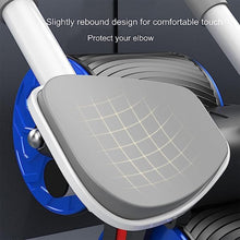 Abdominal Roller Wheel, Automatic Rebound Sponge Handle, Double Wheel Abdominal Roller, Non-Slip Timer Function with Elbow Support for Exercises for Body Fitness Strength Training Home Gym the24kgal