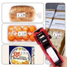 Handheld 8-Digit Plastic Price Tag Gun – Ideal for Retail & Market Price Tagging the24kgal