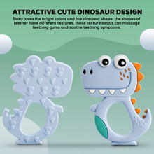 Silicone Dinosaur Teether for Baby (1 Pc / Mix Design & Color) the24kgal