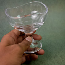 Glass Footed Dessert Bowl, Ice Cream Cup (2 Pcs Set) the24kgal