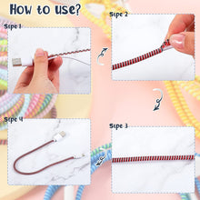 Flexible Spiral Cable Protector Sleeve (1 Pc) the24kgal
