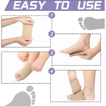 Foot Arch Support for Men & Women | Medial Arch Support for Flat Feet Correction Sleeve with Cushion | Plantar Fasciitis Leg Foot Pain Relief Product | Foot Care for Orthopedic Shoes Slippers, (1 Pair) the24kgal