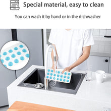 21 Cavity  Up Ice Cube Trays-Easy Release, Flexible Silicone Bottom - Stackable, BPA Free, Food Grade - for Convenient Freezer Ice Making (2 Pc Set) the24kgal