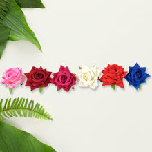 Colourful Flowing Flower Hair Pin (12 Pcs Set / Mix Color), Hair accessories the24kgal