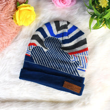 Cap for Winter Woolen Knitted Black Inside Fur Caps (1 Pc / Mix Design & Color) the24kgal