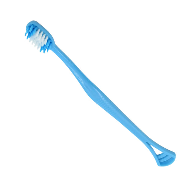 2-in-1 Soft Toothbrush & Tongue Cleaner for All Ages (1 Pc, With Cover) the24kgal