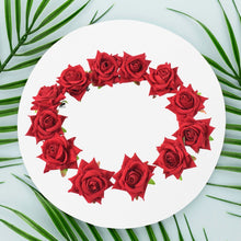 Flower Rose Hair Pin / Clip Velvet Flower Design (12 pcs Set / Red Color Only), Hair accessories the24kgal
