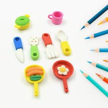 Fancy & Stylish Mini Erasers for Kids (8 Pc Set) - Fun Designs, Party Favors the24kgal