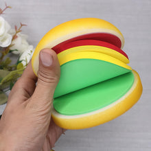Burger Shaped Note  /  Sticky Notes  /  Memo Notes, Unique Mini Notes (Multicolor) the24kgal