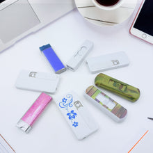 Stylish Electric USB Lighter for Men & Women (Rechargeable, Windproof) the24kgal