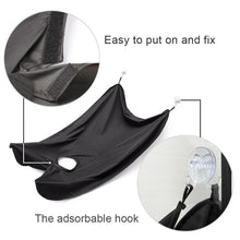 Black Beard Apron Hair Clippings Catcher Grooming Bib the24kgal