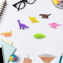 Dinosaur Shaped Erasers for Kids, 3D Puzzle Erasers, Classroom Prizes (6 Pcs Set) the24kgal
