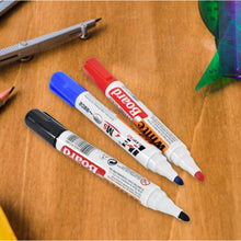 Whiteboard Marker Set (Blue, Black, Red) with Board Duster - Pack of 4 the24kgal
