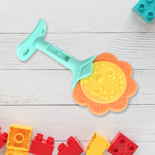 Baby Silicone Teether, Fruit Teether for Toddlers,100% Food Grade Silicone Teether, Non-Toxic & Latex Free Suitable for Kids Above 3 Months Sunflower, Moon Shape(1 Pc) the24kgal