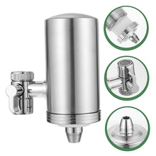 304 Stainless Steel Faucet Mount Water Filter, Water Purifier (1 Set) the24kgal