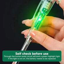 Electrical Detector Slotted Screwdriver With Small Batteries (1 Pc) the24kgal