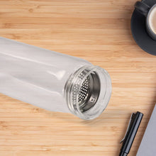Outdoor sport Glass water bottle  With Steel Lid / 500 ML Approx) the24kgal
