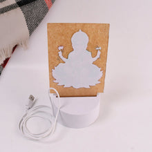 Beautiful 3D Lord Ganesh Frame with soft white light (1 Pc) the24kgal