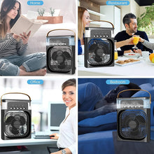 Portable Air Conditioner Fan - Personal Desk Cooling Fan (Battery Not Included) the24kgal