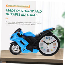 Retro Motorcycle Alarm Clock – Novelty Bike Engine Style Desk Clock the24kgal