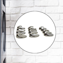 Plastic Multipurpose Wall hanging hook (12 Pcs Set / Mix Design) the24kgal