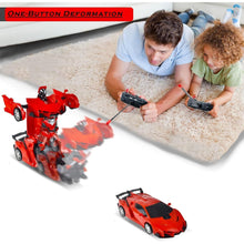 2 In 1 Automatic Robot Converted Remote Control Car With Light Scale 360°Drifting Deformation Robot Car Toy Kids Boys, Robot Convert Unique Toy For Boys (1 Pc) the24kgal