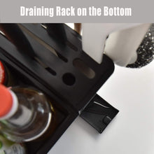 Multifunctional Kitchen Storage Organizer Rack with 6 Spice Containers, Knife & Spoon Holder, and Top Shelf the24kgal