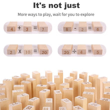 Wooden Tumbling Stacking Tower Game, Zenga tower (48 Pcs Blocks 2 Dices) the24kgal