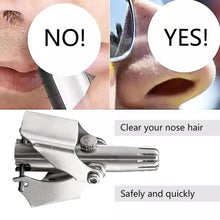 Nose Hair Clipper, Stainless Steel Hair Remover (1 Pc / With Brush & Plastic Case) the24kgal