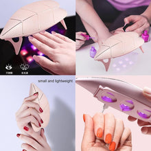 Mini Nail Lamp 6W UV LED Dryer – Compact USB Nail Dryer for Gel Polish, Nail Art, Home & Salon Use (1 Pc) the24kgal