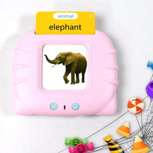 Preschool Learning Toys Flash Cards for Small Kids Educational Toys English Words Learning Machine for Kids with 224 Words, Birthday Gift for Kids Intelligent Electric Kids Language Card (1 Set) the24kgal