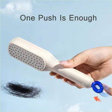 Self-Cleaning Hairbrush, Massage Comb (1 Pc / With Box), Hair accessories the24kgal