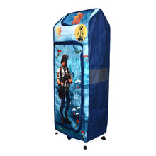 Multi Purpose Foldable Baby Wardrobe / Toy Box 5 Shelves Cartoon Printed the24kgal