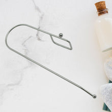 Stainless Steel Drill Free Self-Adhesive Paper Roll Holder Tissue Paper Stand Towel Bar Hanger Kitchen Towel Holder for Kitchen Bathroom Toilet (Pack of 1) the24kgal