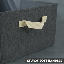 FOLDABLE CLOTH STORAGE BOX WITH HANDLES (47×28 CM) the24kgal