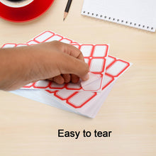 Multipurpose Writable Blank Label Sticker Sheets (50 Sheet) the24kgal