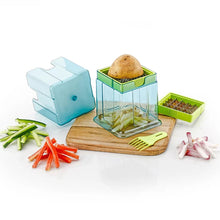 2-in-1 Potato Chipper & Slicer – French Fries Maker with Two-Blade Cutter (1 Pc) the24kgal