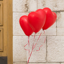 Heart shaped balloons Kinds of Rainbow Party Latex Balloons for Birthday / Anniversary / Valentine's / Wedding / Engagement Party Decoration One Color (20 Pcs Set) the24kgal