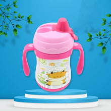 Vacuum Stainless Steel Water Bottle With Carry Handle & Straw Fridge Water Bottle Double Wall, Leak Proof, Rust Proof, Cold & Hot | Leak Proof | Office Bottle | Gym | Home | Kitchen | Hiking | Trekking | Travel Bottle (280 ML) the24kgal