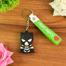 Cute Cartoon Silicone 3D Key Chain with Metal Hook & Strap (Pack of 1) the24kgal